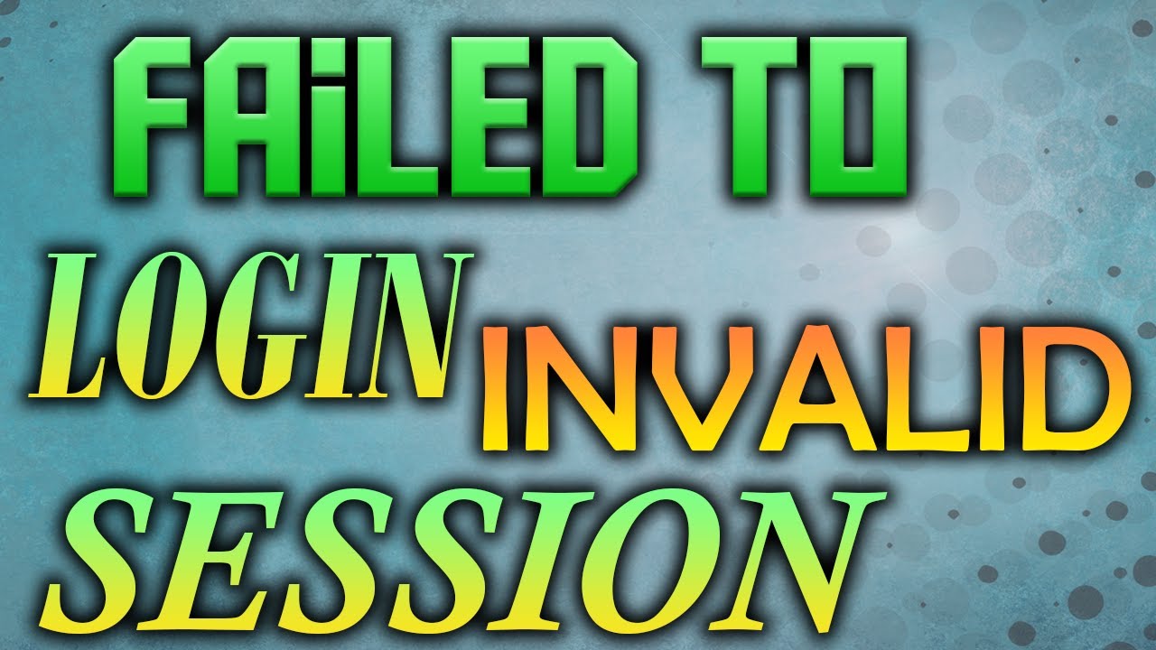 minecraft invalid session cracked